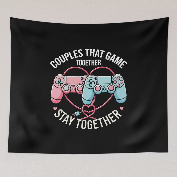Item preview, Couples That Game Together - Gaming Coupe Lovers designed and sold by chantastical.
