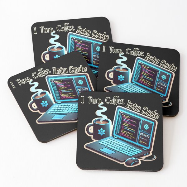 Item preview, I Turn Coffee Into Code – Programmer's Daily Fuel designed and sold by Dantin.