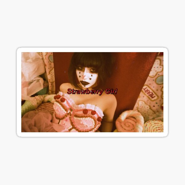 Item preview, Strawberry Girl Cake Corset Print  designed and sold by Strawbabyscafe.