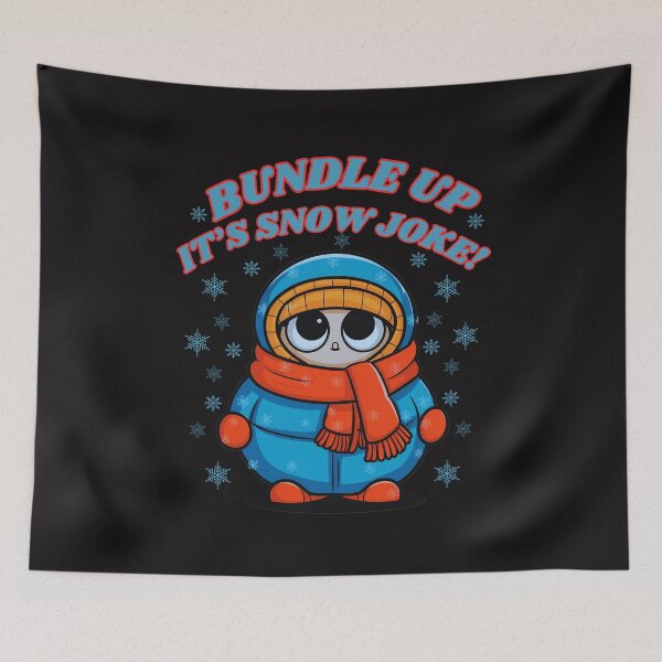 Item preview, Bundle Up It's Snow Joke: Adorable Winter Themed Art designed and sold by elynne9.