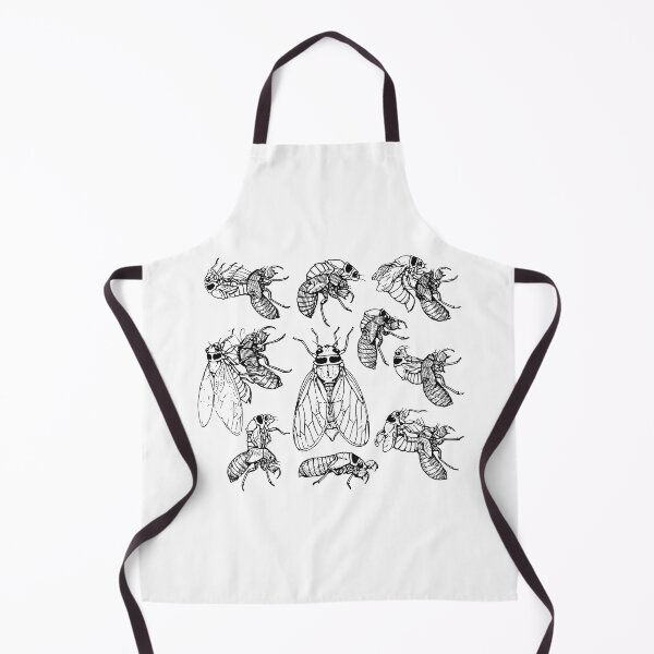 Item preview, Cicadas Life Cycle Vintage Science Cicada Bug Illustration designed and sold by NUMAcreations.