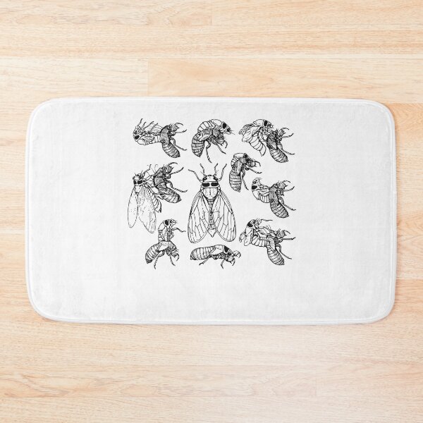 Item preview, Cicadas Life Cycle Vintage Science Cicada Bug Illustration designed and sold by NUMAcreations.