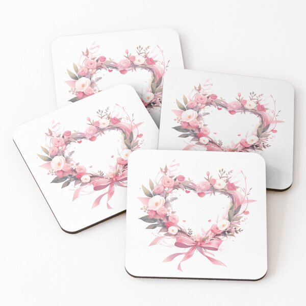 Item preview, valentine floral heart designed and sold by MendaciousMina.