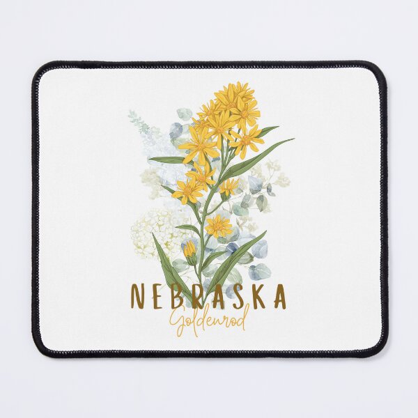 Artikelvorschau, Nebraska State Flower Goldenrod Klassisches T-Shirt Sticker entworfen und verkauft von ThinkNature!.