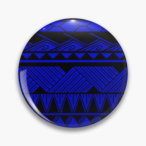 Item preview, Black and Blue Tribal Pattern designed and sold by Steeb757.
