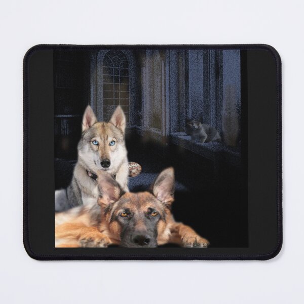 Item preview, Two Shepherds and a Football designed and sold by Patricia Brown.