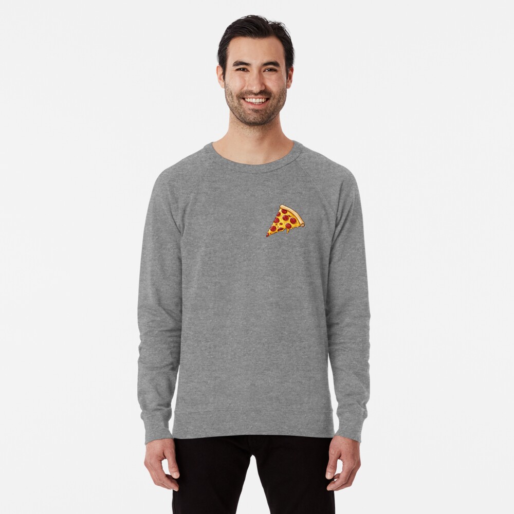 Lightweight Sweatshirt Yummy Slice of Pepperoni Pizza with Melted Cheese