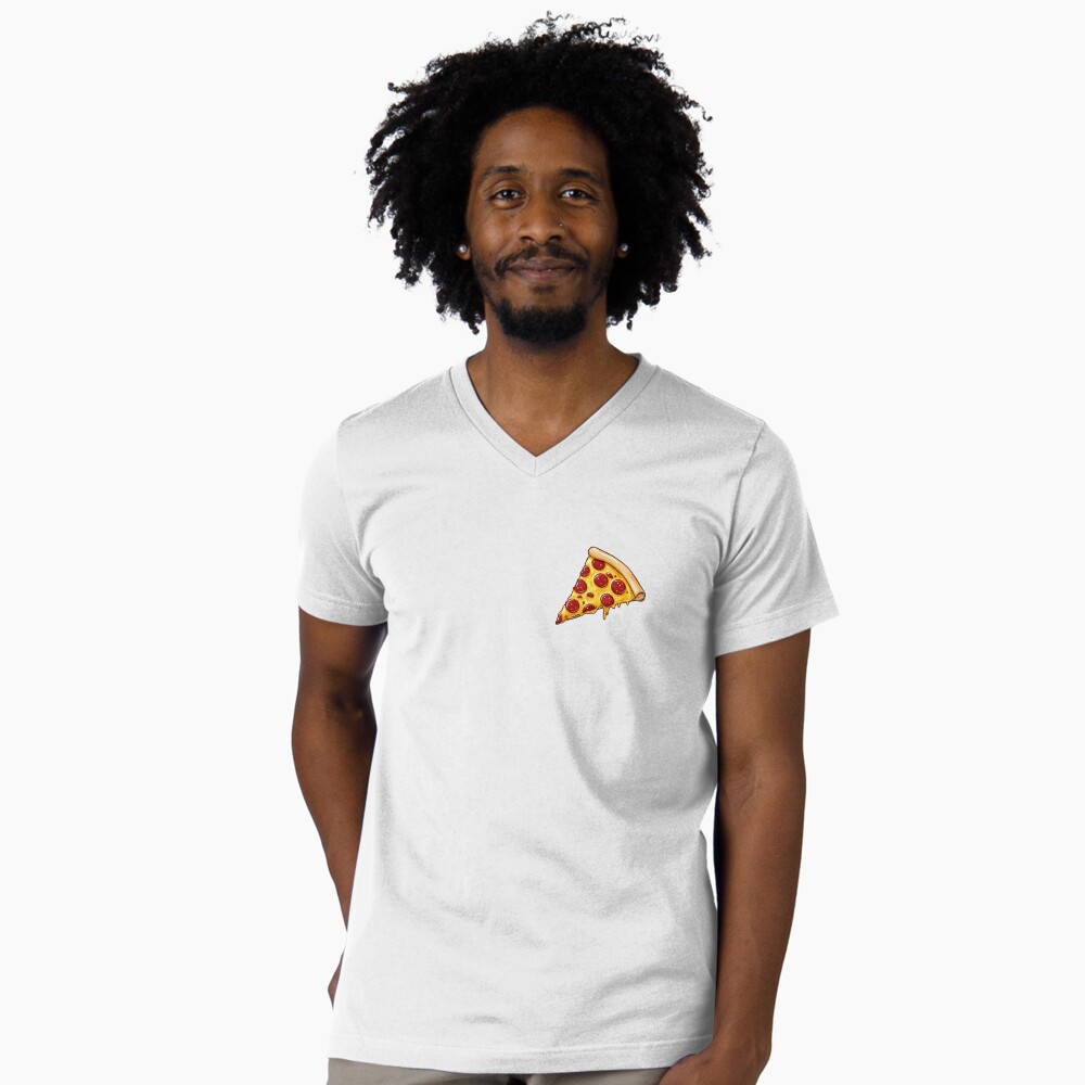 V-Neck T-Shirt: relaxed neckline, refined attitude