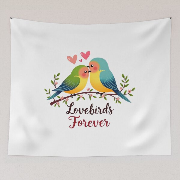 Item preview, Valentine Adorable Lovebirds - Lovebirds Forever designed and sold by Bulwshop.