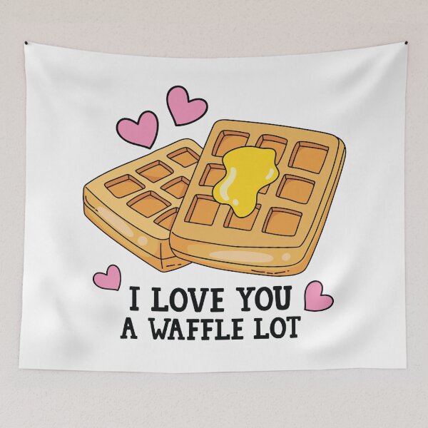 Item preview, I Love You A Waffle Lot designed and sold by kjanedesigns.