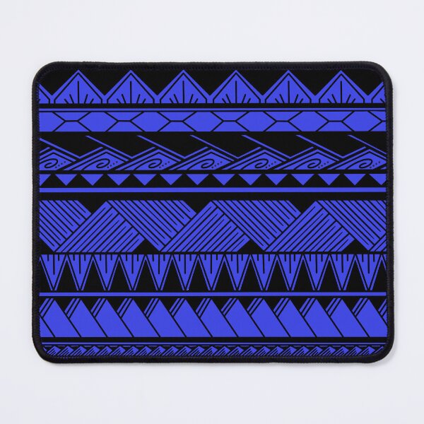 Item preview, Black and Light Blue Tribal Pattern designed and sold by Steeb757.