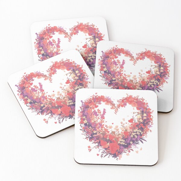Item preview, floral heart designed and sold by MendaciousMina.