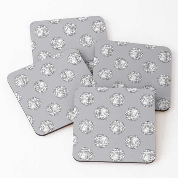 Item preview, Silver Disco Balls Polka Dots designed and sold by IrishVikingDesigns.