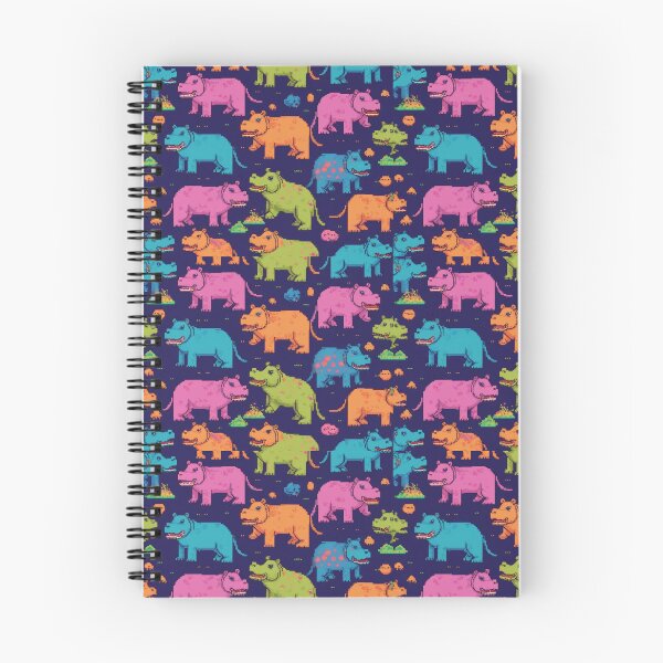 Item preview, Colorful hippos  designed and sold by RJsphotography and More.