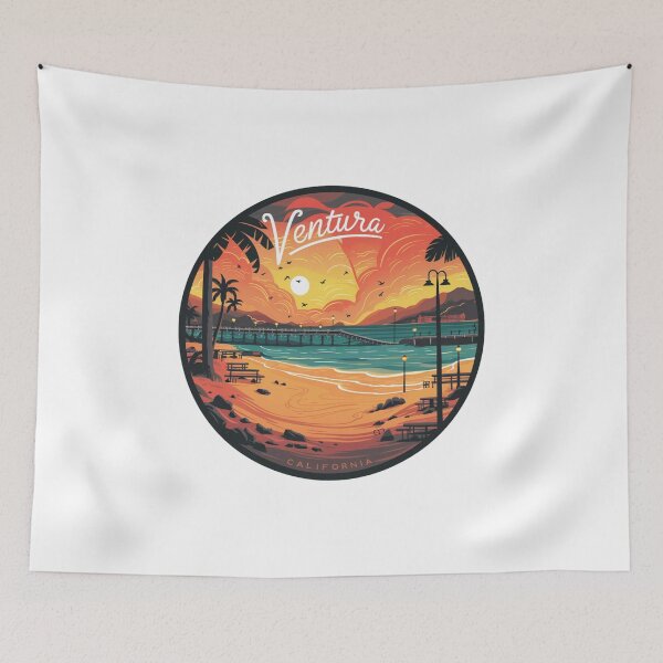 Item preview, Ventura California - Dreamy Sunset at Ventura Pier designed and sold by CircinusStore.