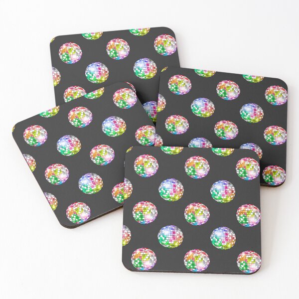Item preview, Rainbow Disco Balls Polka Dots designed and sold by IrishVikingDesigns.