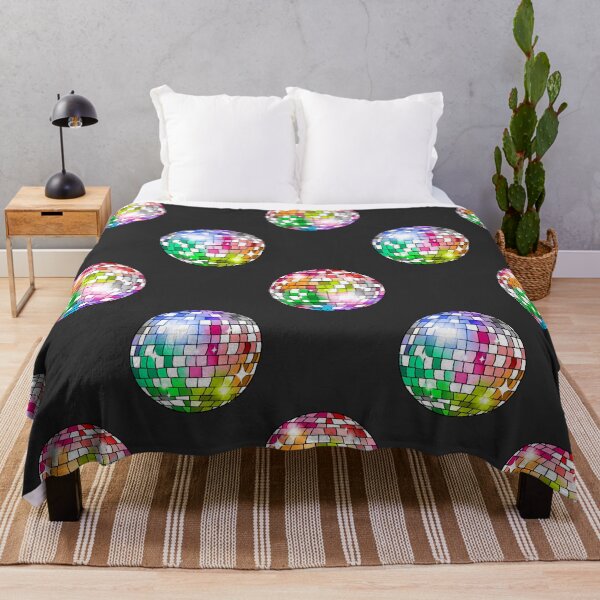 Item preview, Rainbow Disco Balls Polka Dots designed and sold by IrishVikingDesigns.