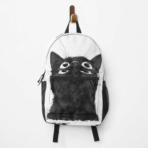Item preview, Cute Black Pussycat Kitten In Vintage Distressed Look designed and sold by NikoDeeko.