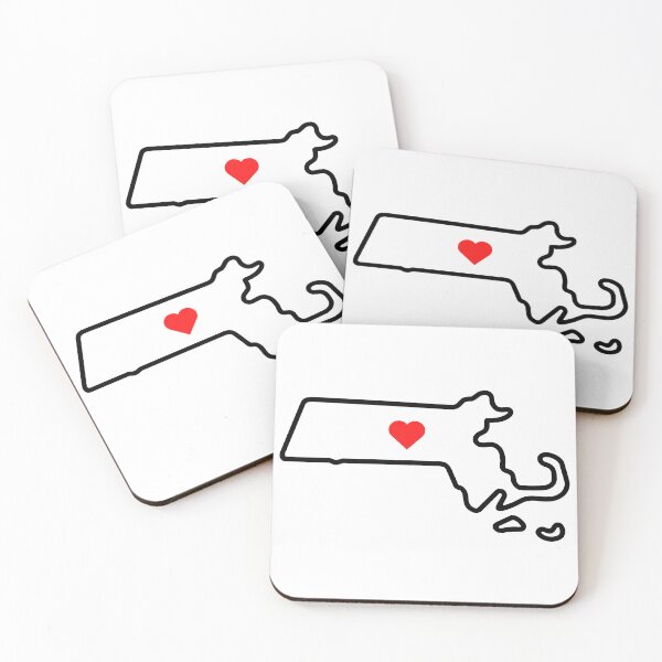 Item preview, State of Massachusetts Sticker | Heart of Massachusetts  designed and sold by Devon Case.