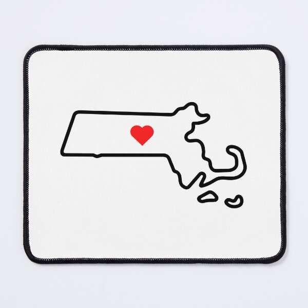 Item preview, State of Massachusetts Sticker | Heart of Massachusetts  designed and sold by Devon Case.