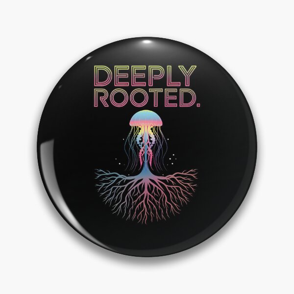 Item preview, Deeply Rooted - Jellyfish with Roots designed and sold by Zazz Lee.