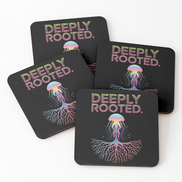 Item preview, Deeply Rooted - Jellyfish with Roots designed and sold by Zazz Lee.