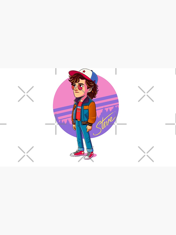 Thumbnail 7 of 7, Cap, Stranger Things Steve harrington designed and sold by timegraf.