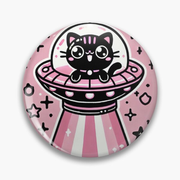 Item preview, UFO kitty  designed and sold by SpookyCuties.