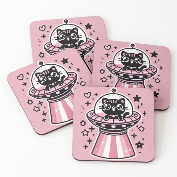 Item preview, UFO kitty  designed and sold by SpookyCuties.