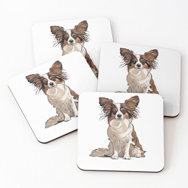 Item preview, Papillon Dog Illustration designed and sold by whyitsme.