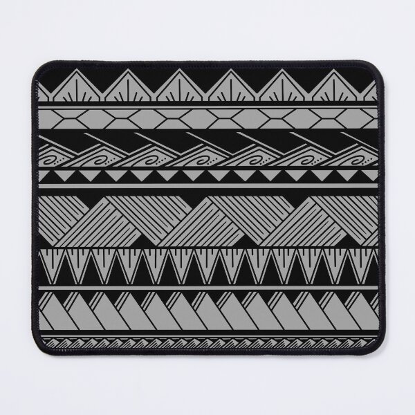 Item preview, Black and Light Gray Tribal Pattern designed and sold by Steeb757.