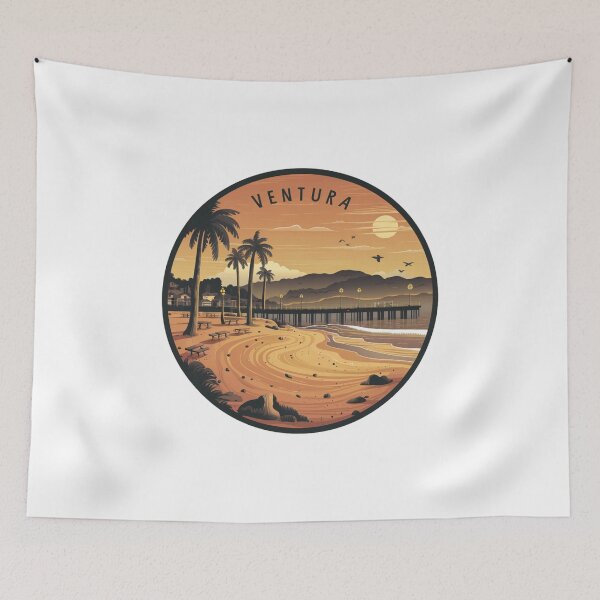 Item preview, Ventura California - Sunset Splendor at Ventura Pier designed and sold by CircinusStore.