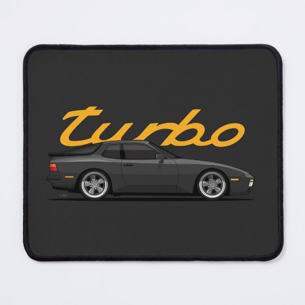 Item preview, Porsche 944 turbo retro Black Illustration designed and sold by blackdogshop.