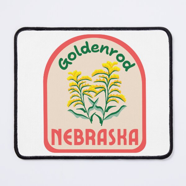 Item preview, Nebraska State Flower Goldenrod Classic T-shirt Sticker designed and sold by ThinkNature!.