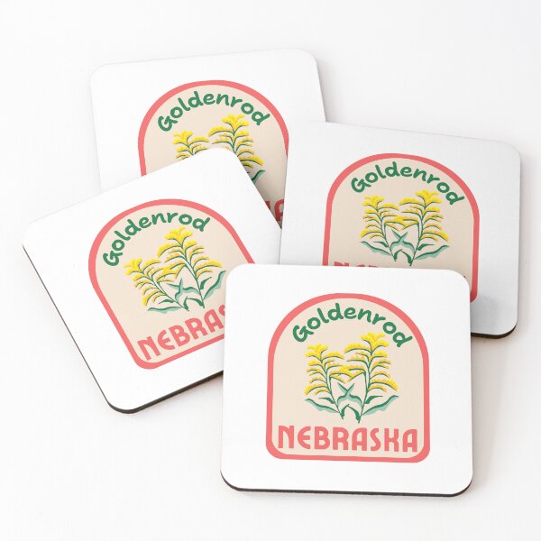 Item preview, Nebraska State Flower Goldenrod Classic T-shirt Sticker designed and sold by ThinkNature!.