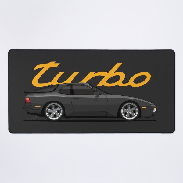 Item preview, Porsche 944 turbo retro Black Illustration designed and sold by blackdogshop.