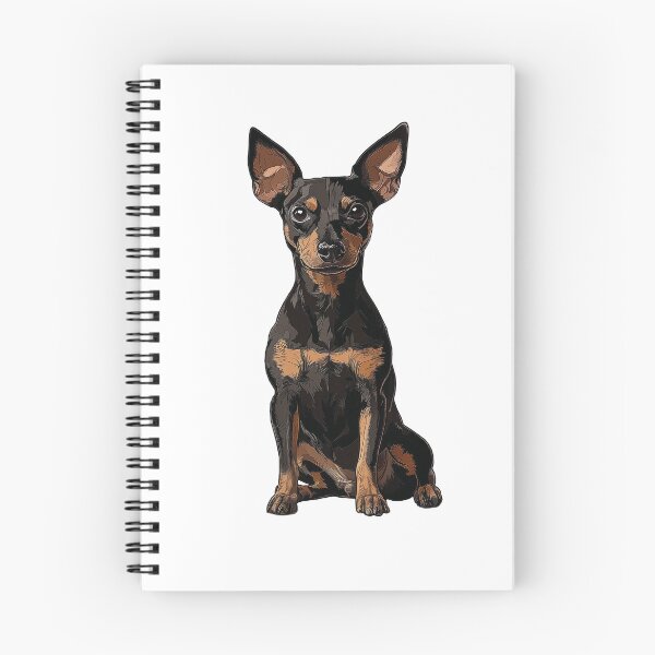 Item preview, Miniature Pinscher Dog Illustration designed and sold by whyitsme.