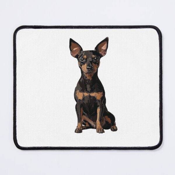 Item preview, Miniature Pinscher Dog Illustration designed and sold by whyitsme.