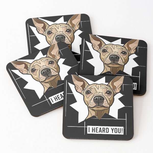 Item preview, Divertido terrier americano sin pelo que dice "te escuché" designed and sold by whyitsme.