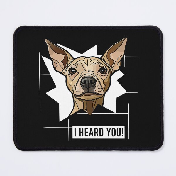 Item preview, Funny American Hairless Terrier Saying I Heard You designed and sold by whyitsme.