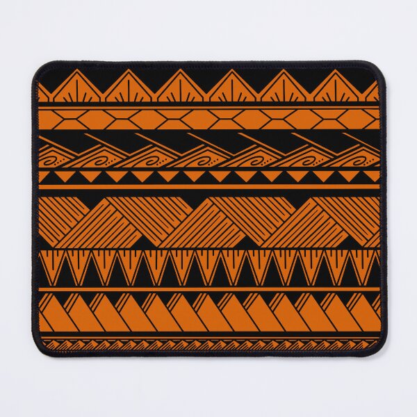 Item preview, Black and Orange Tribal Pattern designed and sold by Steeb757.