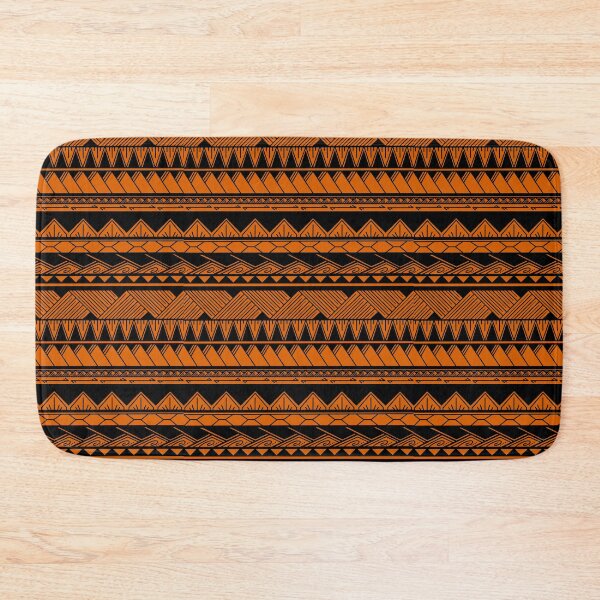 Item preview, Black and Orange Tribal Pattern designed and sold by Steeb757.