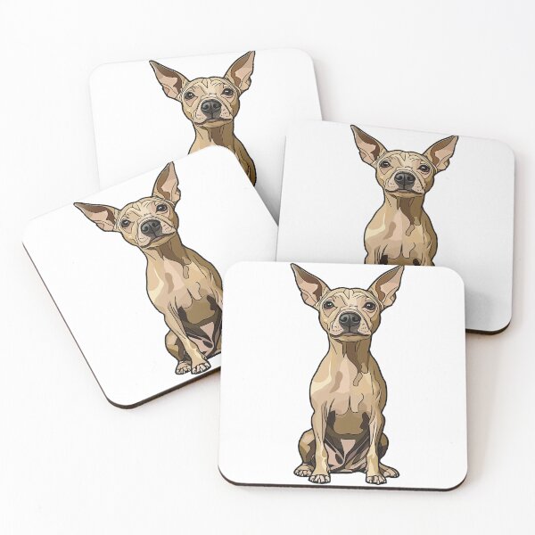 Item preview, American Hairless Terrier Dog Illustration designed and sold by whyitsme.