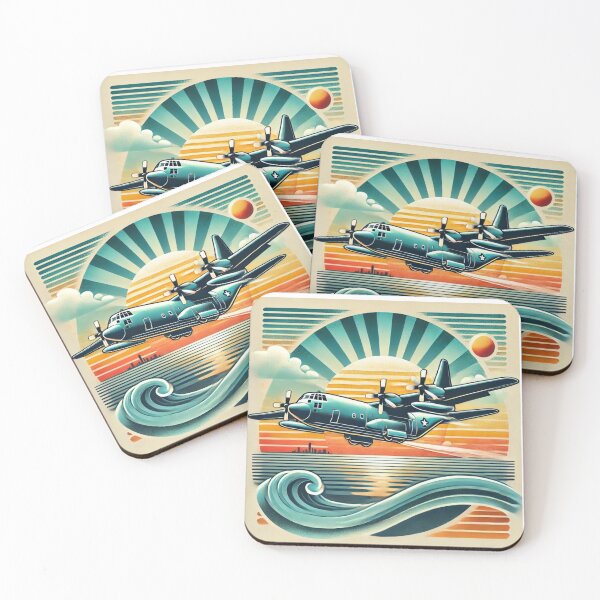 Item preview, C 130 Flying over Water  designed and sold by NorfolkHouseLLC.