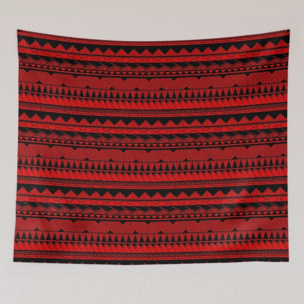 Item preview, Black and Red Tribal Pattern designed and sold by Steeb757.