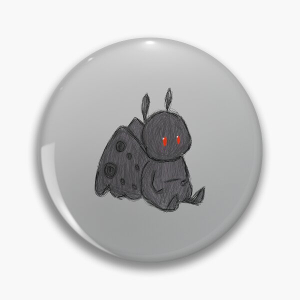 Item preview, Cute scribbly Mothman designed and sold by 1ChaoticCryptid.