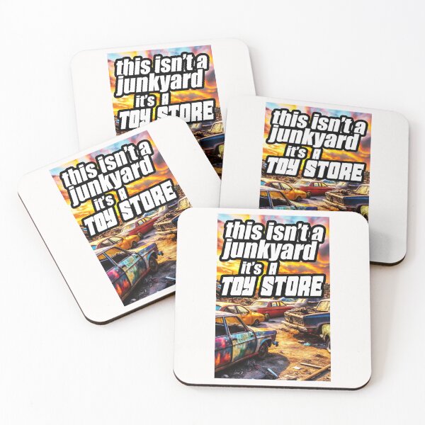 Item preview, This Not A Junkyard; It Is A Toy Store; designed and sold by StickerApe.