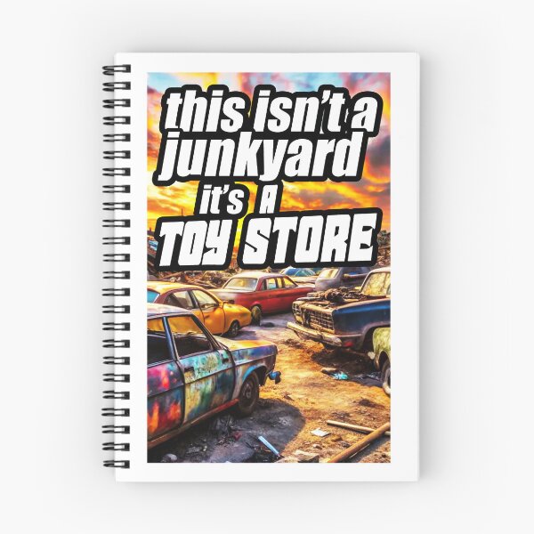 Item preview, This Not A Junkyard; It Is A Toy Store; designed and sold by StickerApe.