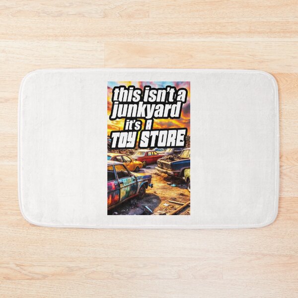 Item preview, This Not A Junkyard; It Is A Toy Store; designed and sold by StickerApe.