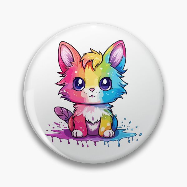 Item preview, Rainbow Animated Cat Design designed and sold by IvyIsle.